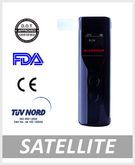Alcohol tester breathalyzer Satellite